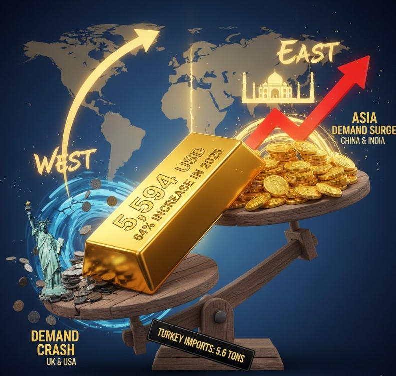 ALTINDA ROTA DEĞİŞTİ  BATI SATIYOR, ASYA TOPLUYOR!