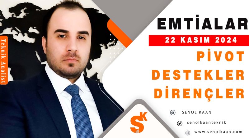 22 KASIM EMTİALAR PİVOT DESTEKLER VE DİRENÇLER